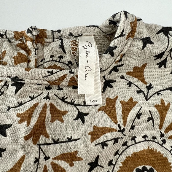 Rylee + Cru Medallion Floral Blouse size 4-5Y - Picture 7 of 10
